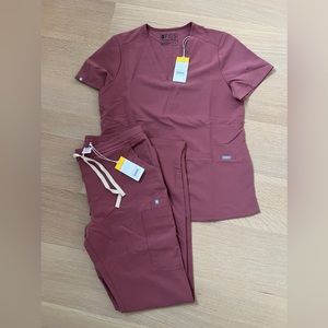 FIGS MAUVE Scrub Set | Casma & Yola